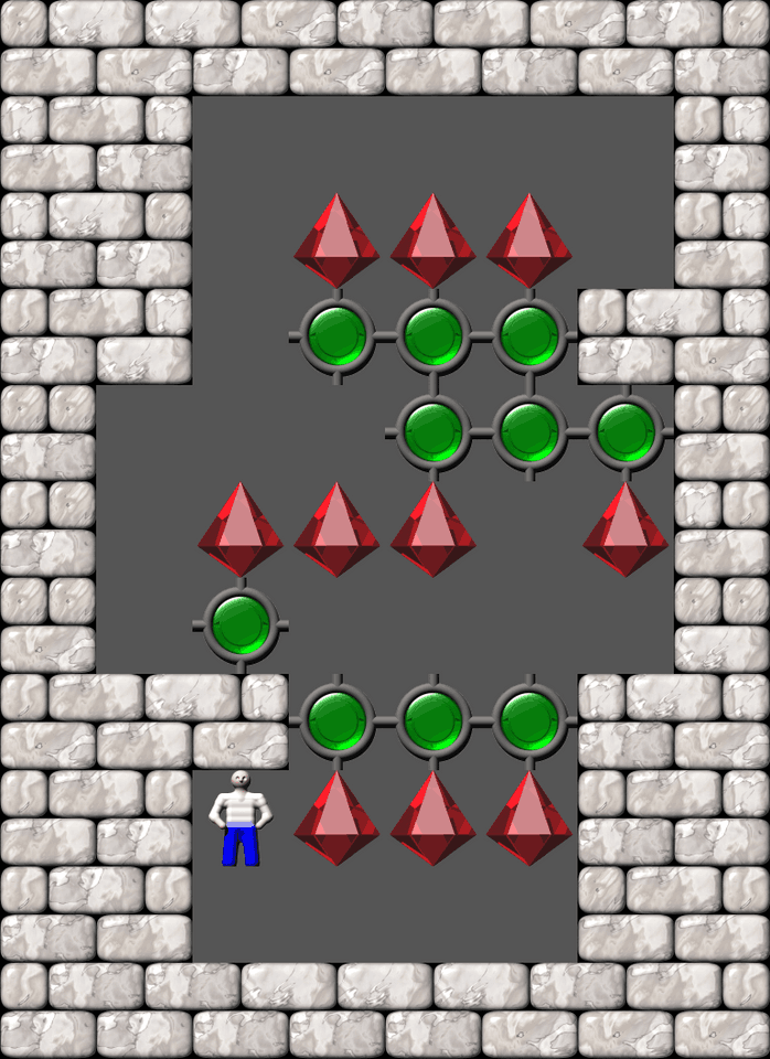 Sokoban More Bugs collections level 258